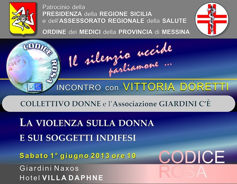 Banner, Codice Rosa 01 Giugno 2013